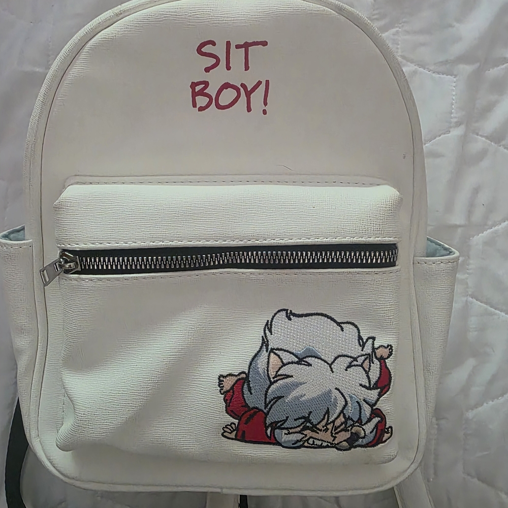 Inuyasha Sit Boy Anime-Inspired Mini Backpack